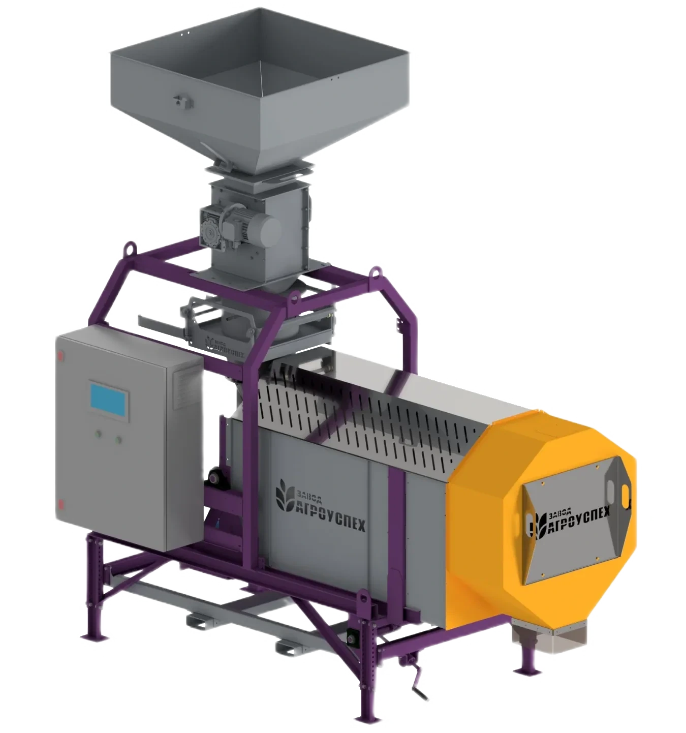 Протравливатель семян: 3D-модель оборудования